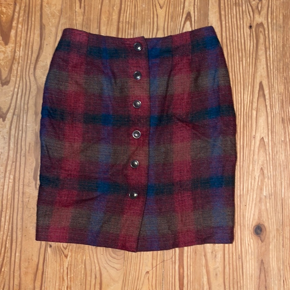 Cambridge Dry Goods Plaid Skirt Size 4